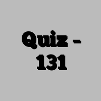 Quiz – 131