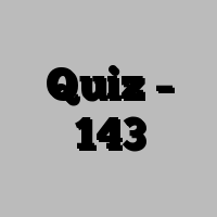 Quiz – 143