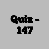 Quiz – 147